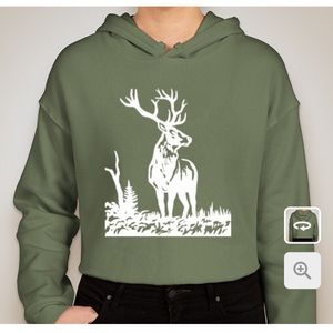 Elk Hoodie (must buy on custom ink)
